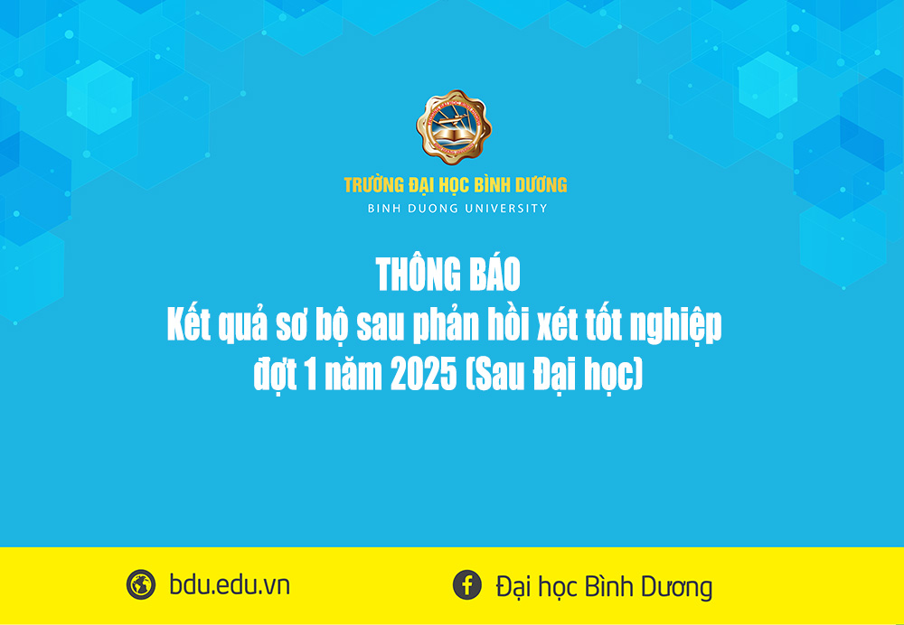 Kết quả sơ bộ sau phản hồi xét tốt nghiệp đợt 1 năm 2025 Sau đại học