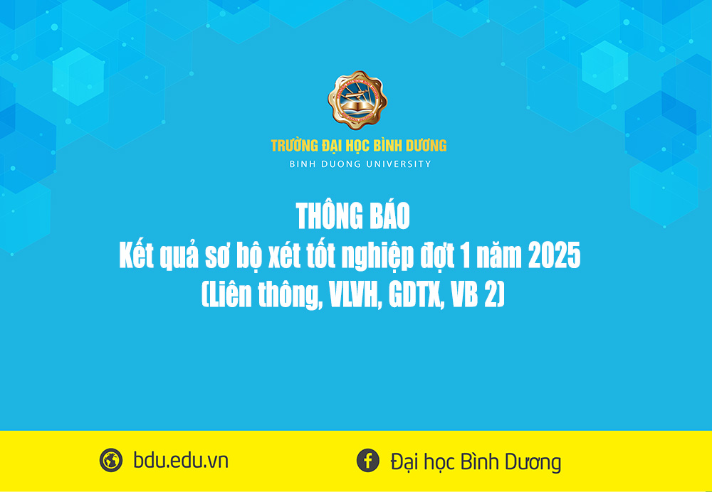 Kết quả sơ bộ xét tốt nghiệp đợt 1 năm 2025 (Liên thông, VLVH, GDTX, VB 2)