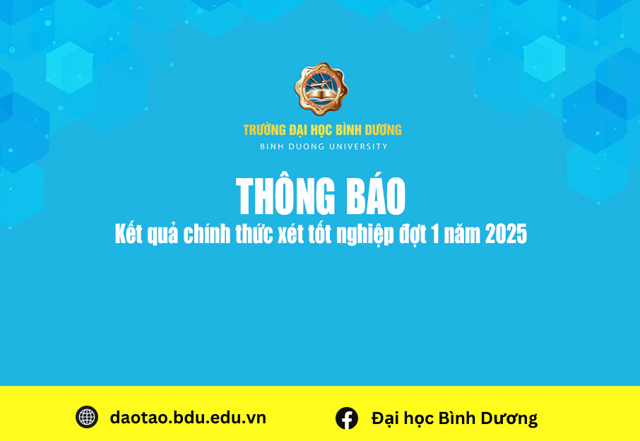 Kết quả chính thức xét tốt nghiệp đợt 1 năm 2025