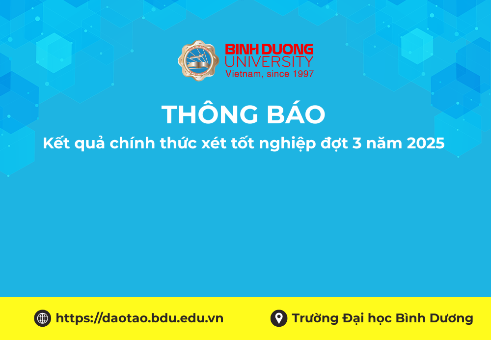 Kết quả chính thức xét tốt nghiệp đợt 3 năm 2025