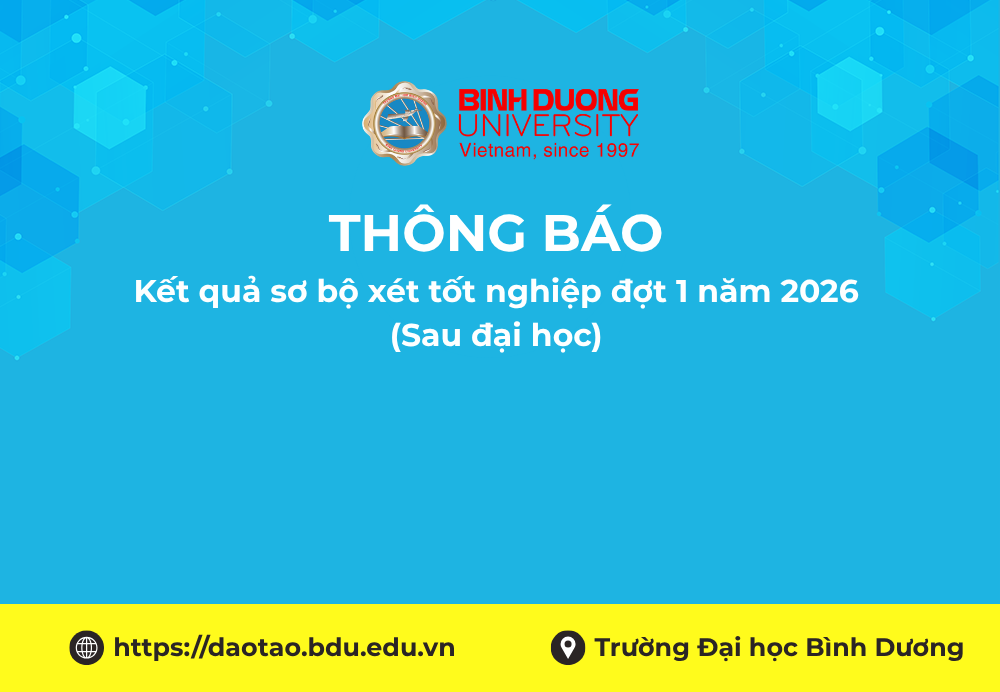 TB Kết quả sơ bộ xét tốt nghiệp đợt 1 năm 2026 Sau đại học
