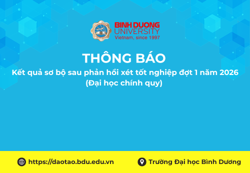 TB Kết quả sơ bộ sau phản hồi xét tốt nghiệp đợt 1 năm 2026 Đại học chính quy