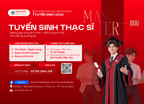 BDU tuyển sinh trình độ thạc sĩ đợt 3 năm 2026