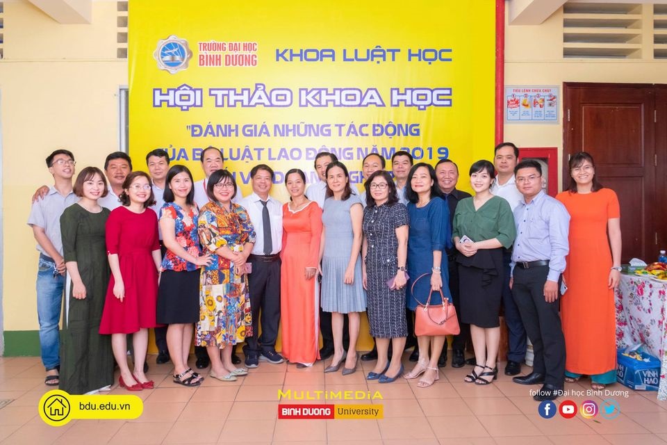 Đại học Bình Dương có mạng lưới hợp tác rộng rãi với các luật sư, thẩm phán và chuyên gia đầu ngành. Sinh viên thường xuyên tham gia các buổi hội thảo, tọa đàm và chia sẻ kinh nghiệm từ những người đi trước.