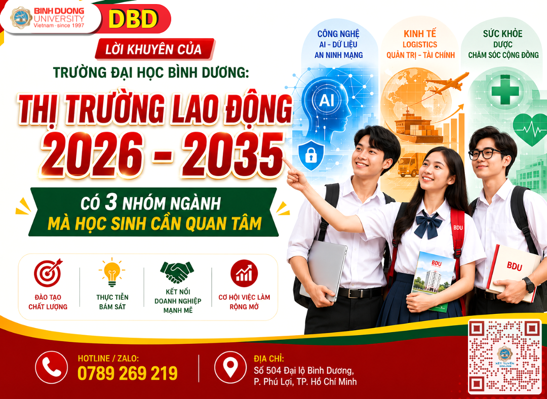 BDU dự báo xu hướng ngành nghề và lời khuyên hướng nghiệp 2026